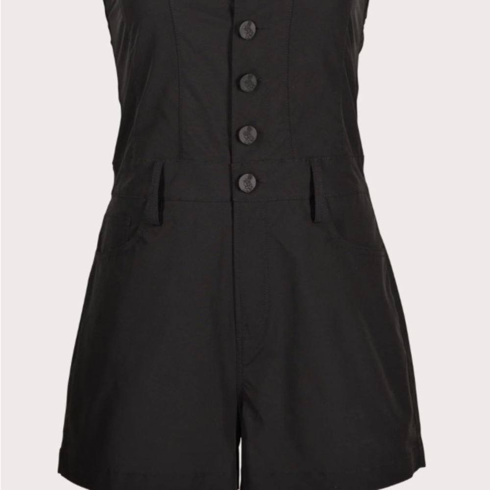 GRINDHOUSE / Nylon Tube Romper shorts - women size L